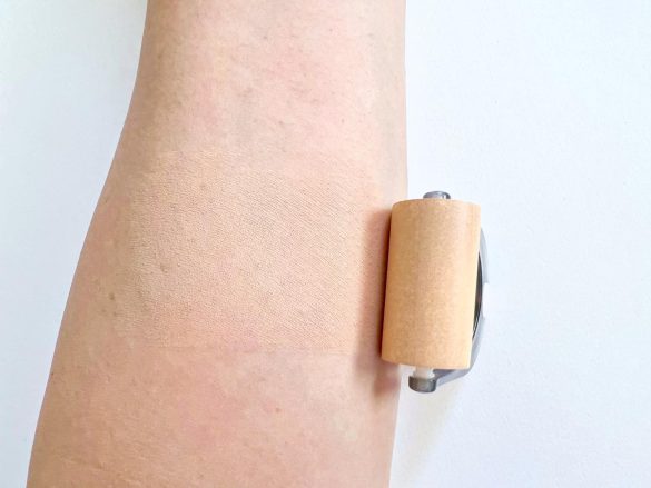 ローラーだと均一に塗れる