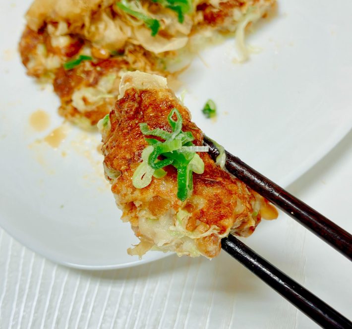 ふわふわ腸活キャベ納豆・材料