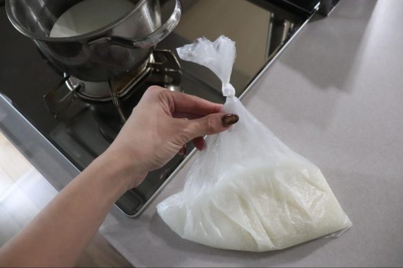 湯せん調理でお米を炊いてみる