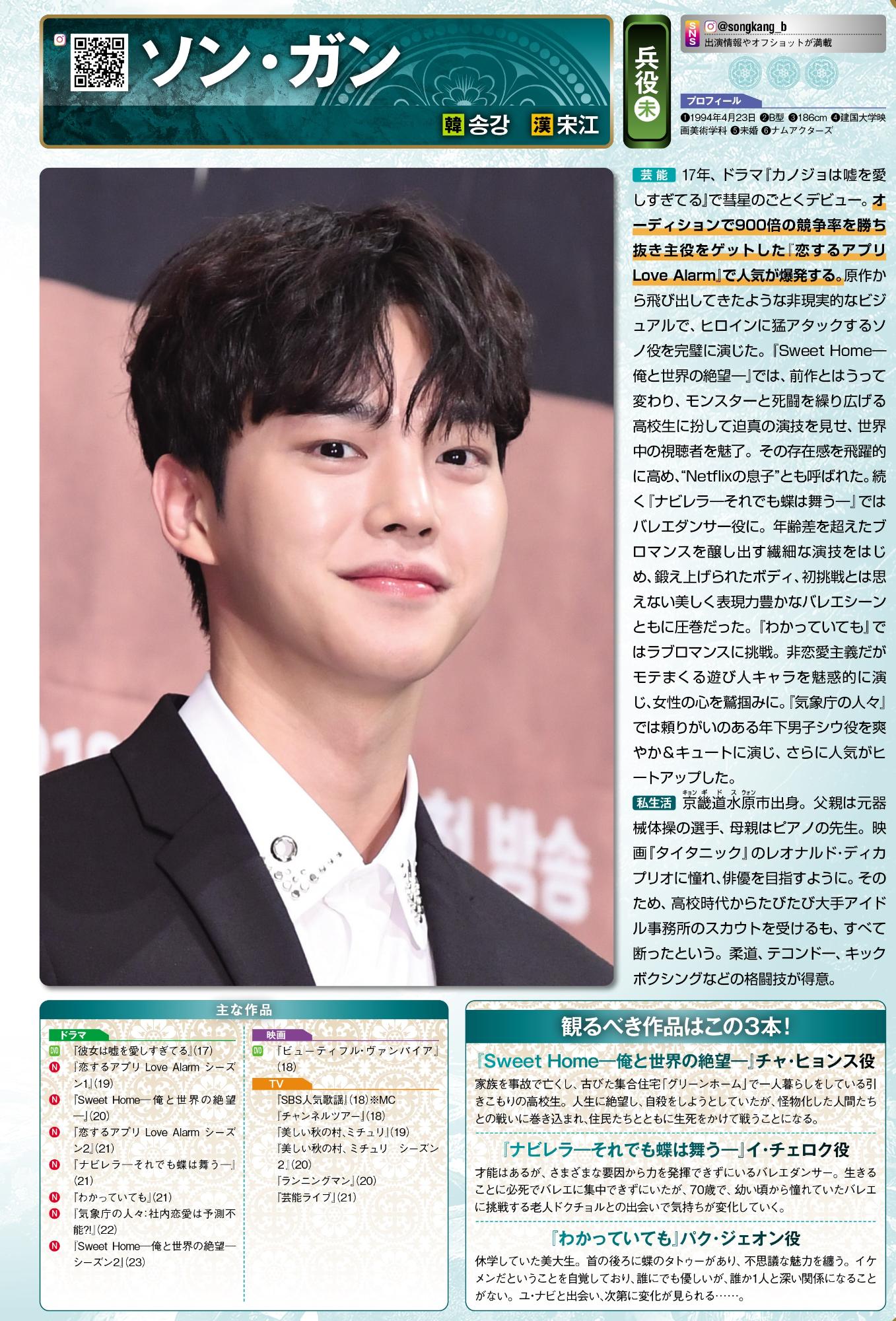 『韓国スター俳優完全データ名鑑2024年度版』