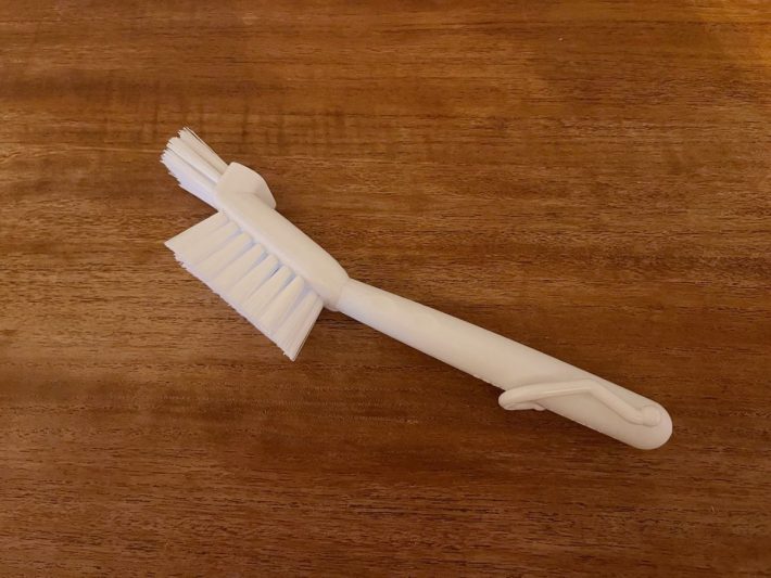 クロマメ 白シリーズの「排水口洗い」