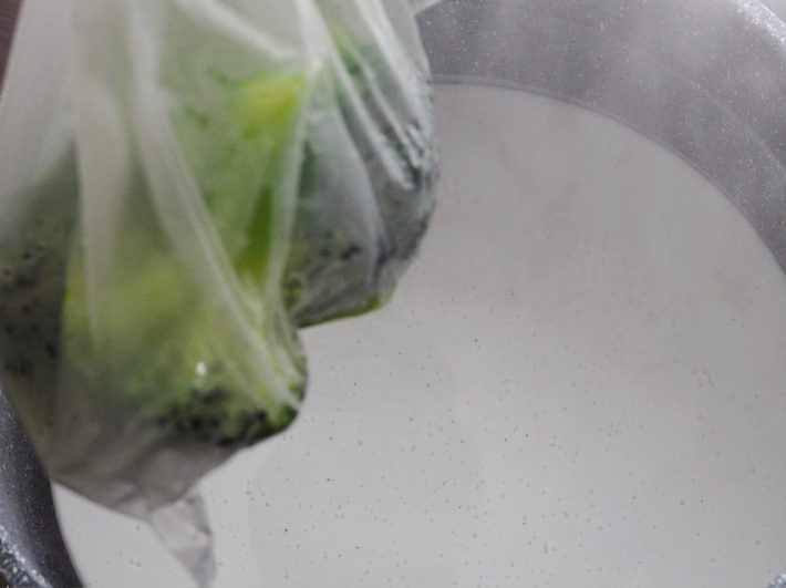 湯せん調理ができるポリエチレン袋