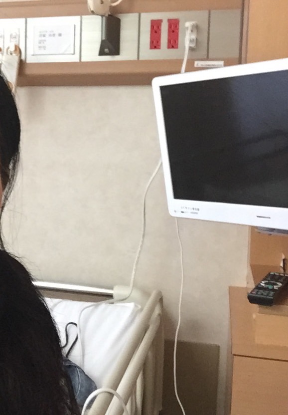 退院日に自撮り