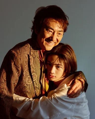 ©NYLON JAPAN(左:市村正親　右:市村優汰) ※株式会社ホリプロ プレスリリースより