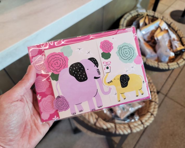 ビバレッジカードエレファントカーネーション　750円