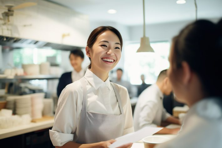 レストラン店員イメージ
