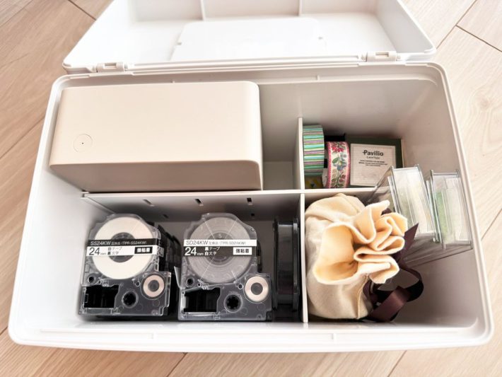 裁縫道具や趣味グッズなどの収納にも