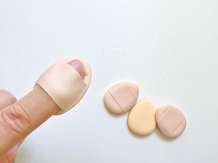 小回りが効くので塗りやすくて厚塗り感が出ない