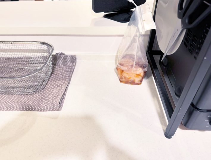 場所を取らず、調理の邪魔にならない