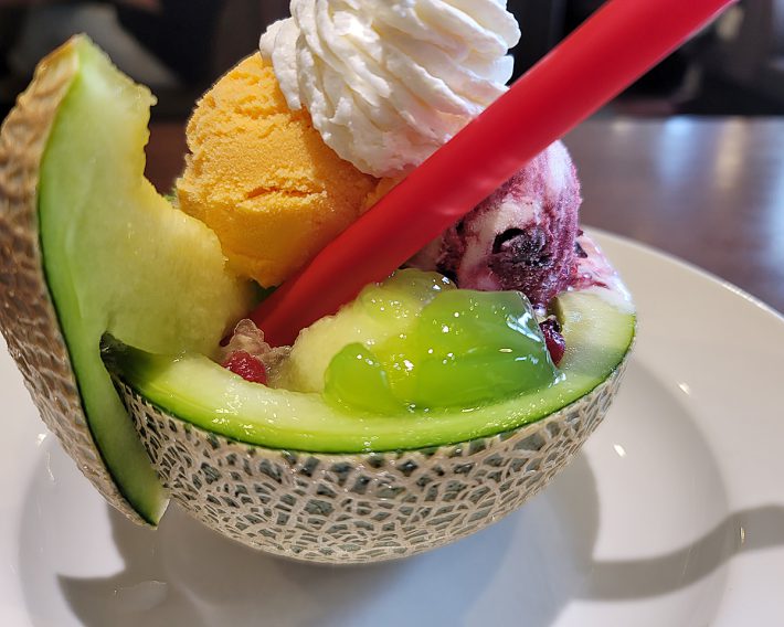 メロンゼリーがある