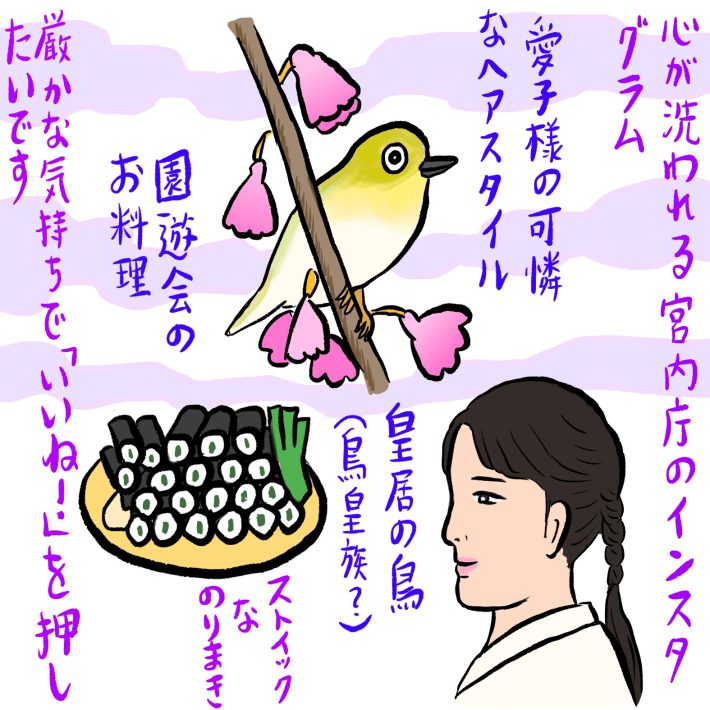 辛酸なめ子　皇室とバズり　宮内庁インスタグラム