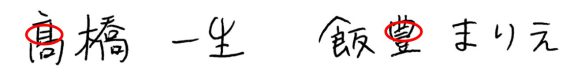 「髙」や「豊」の字