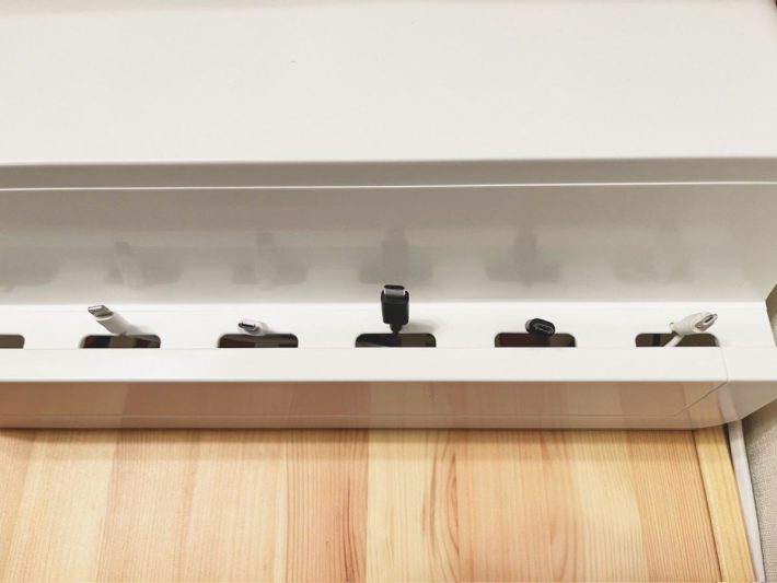 使いたいものを探すのに苦労する充電ケーブル