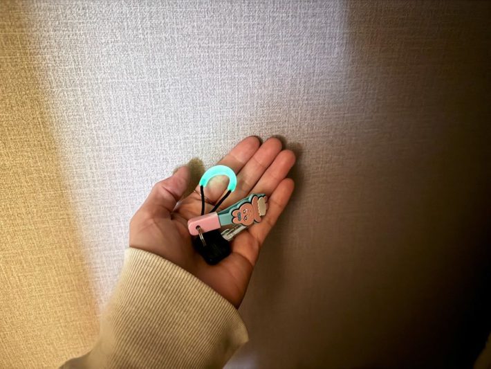 見失うことが多い自転車の鍵にも