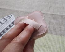 ファンデーションが染みこみにくいパフ