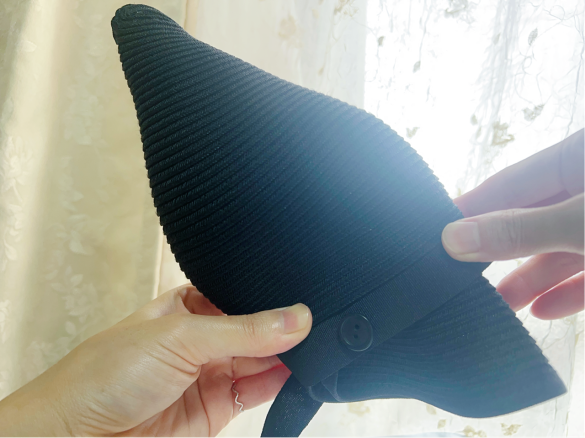 無印「UVカット 洗えてたためる キャスケット」