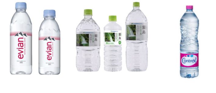 コンビニで買える「エビアン」や「霧島」「コントレックス」
