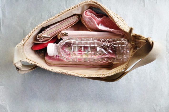 ラウンドミニクロシェバッグ