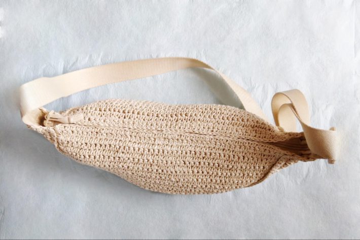 ラウンドミニクロシェバッグ