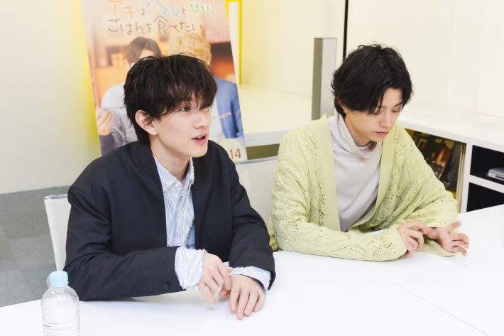 左から赤澤遼太郎さん、高橋健介さん