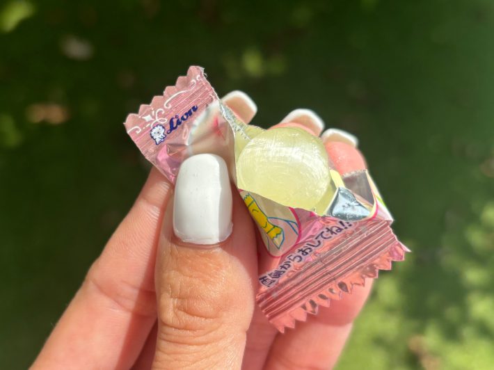 飴もまったく溶けていない