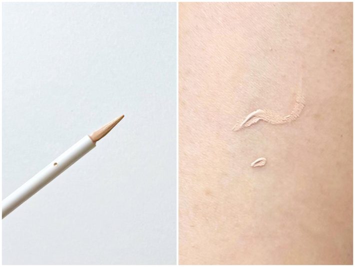 極細のフェルトチップで自然な仕上がりに