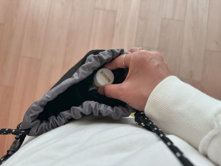 600mlのペットボトルもすっぽり