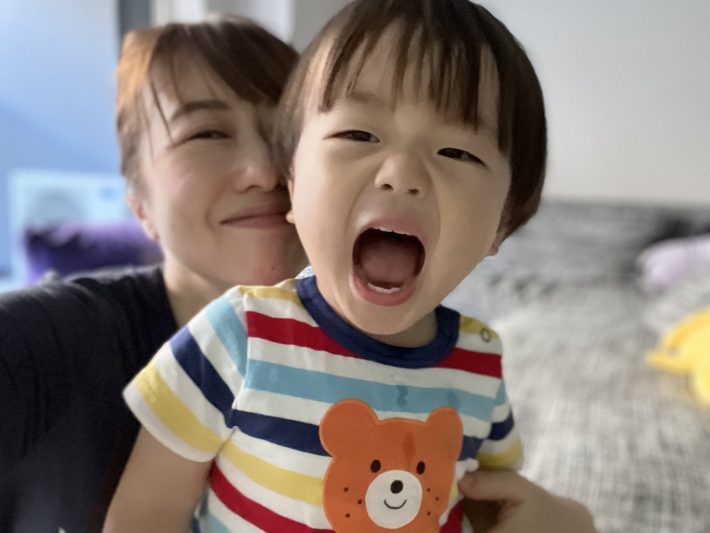 あいりさんと息子さん