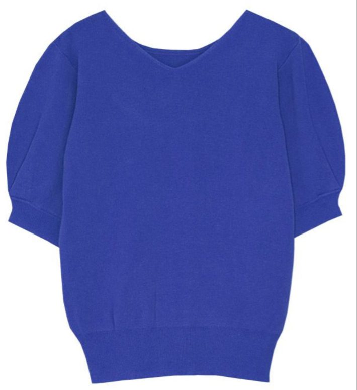 2wayパフハーフスリーブニット¥2,990税込（画像：Pierrot公式サイトより）