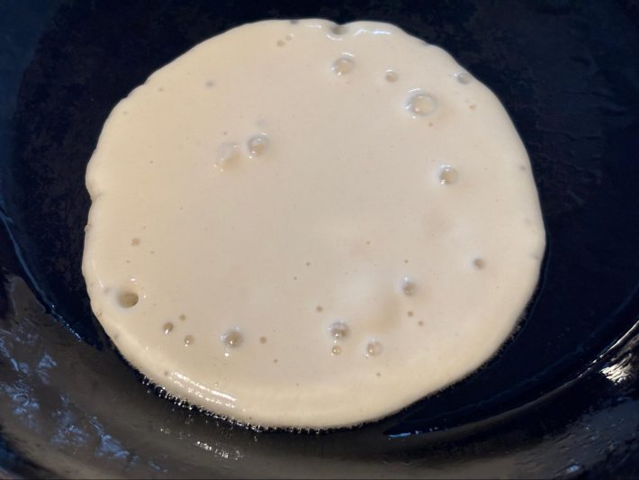 表面がプツプツしてくる