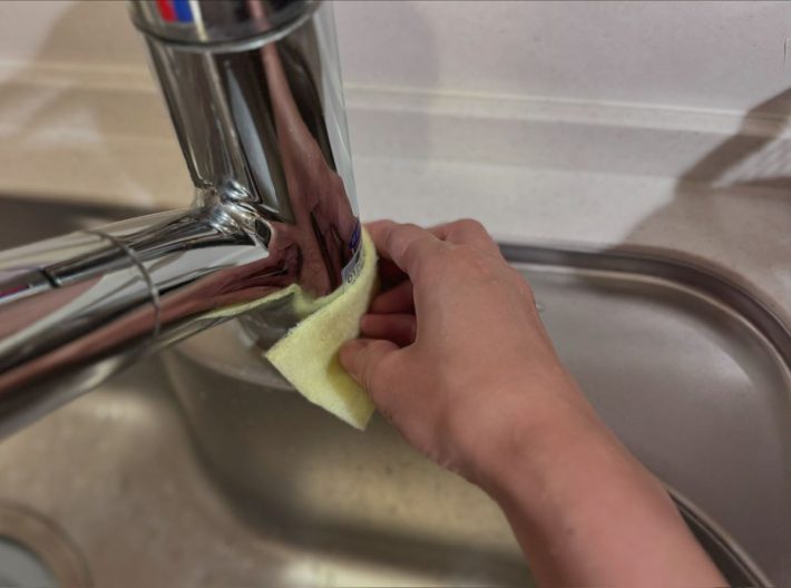 細かい部分もスポンジが届きやすい