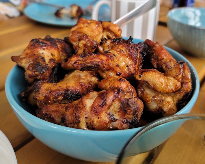 NINJAでグリルしたBBQチキンが絶品でした