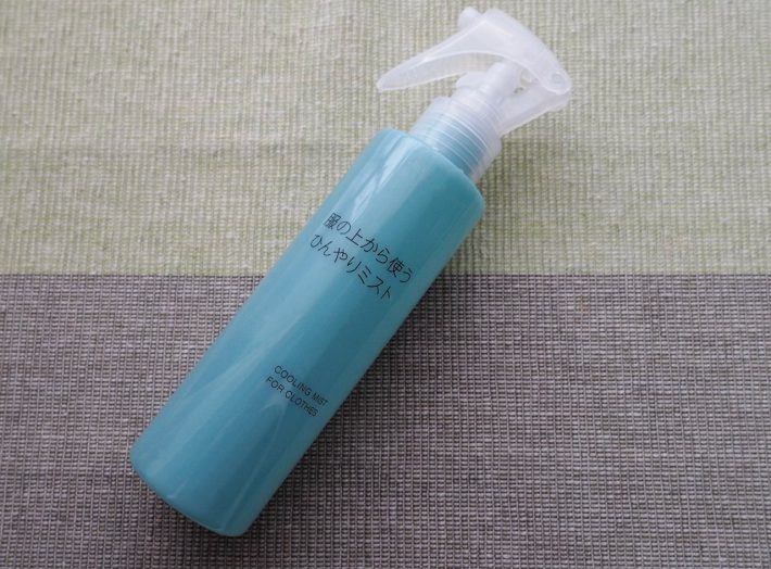 無印良品「服の上から使う ひんやりミスト」