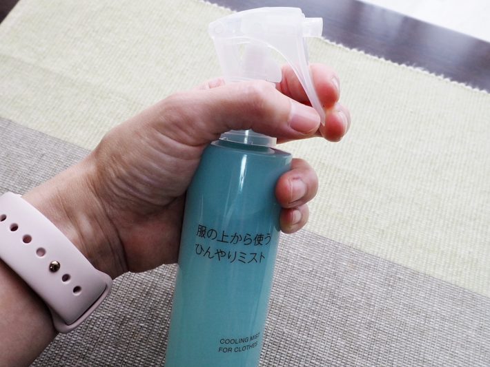 無印良品「服の上から使う ひんやりミスト」