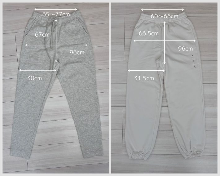 左：ワークマン　右：ユニクロ