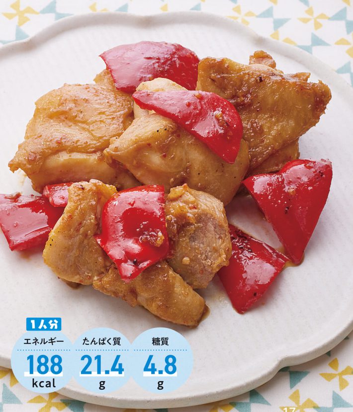 ピリ辛みそ照り焼きチキン