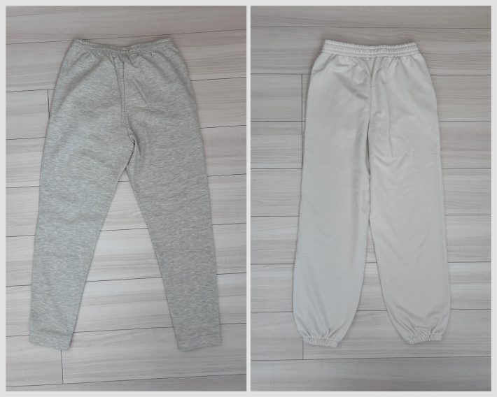 左：ワークマン　右：ユニクロ