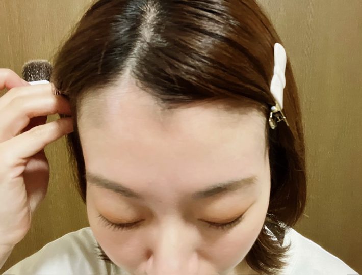 おでこ隠しバーム