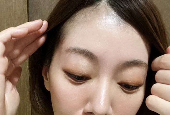 おでこ隠しバーム