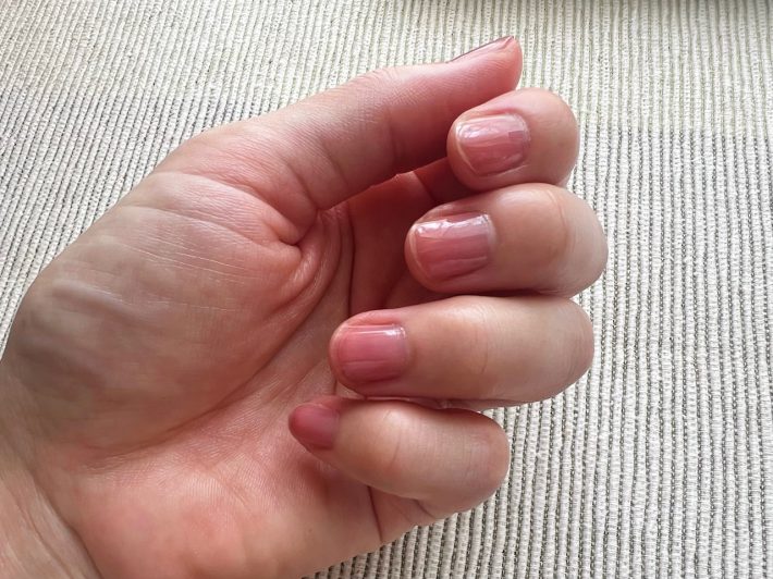 無印良品「ネイルカラー 01/クリアレッド」