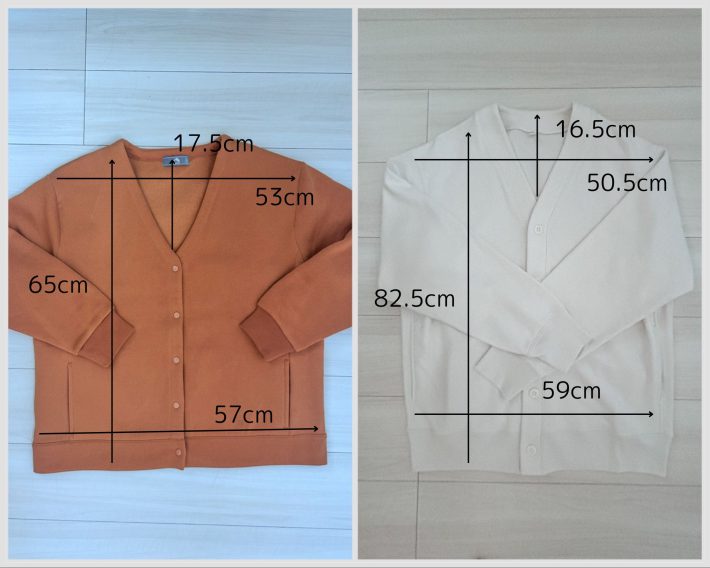 左：ワークマン／右：ユニクロ