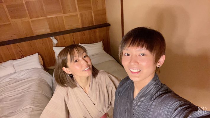 結婚2年目の頃の二人