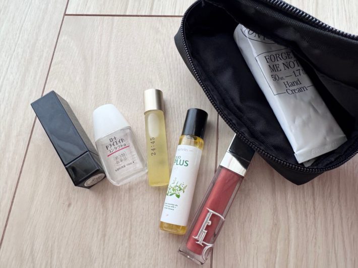 50mlのハンドクリームも余裕で収納