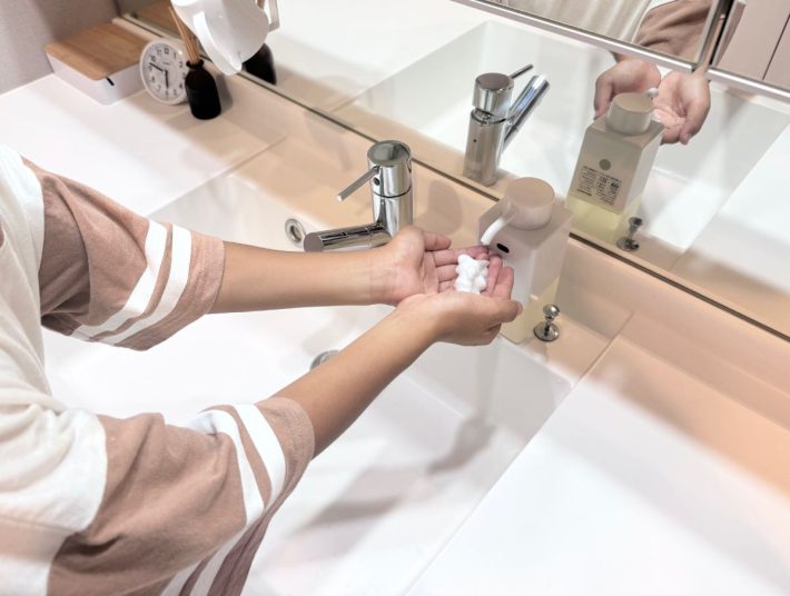 ノズルがしっかりと飛び出した設計になっている