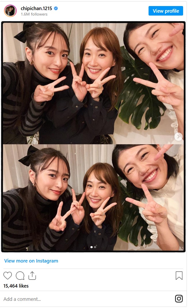 近藤千尋 公式Instagramより