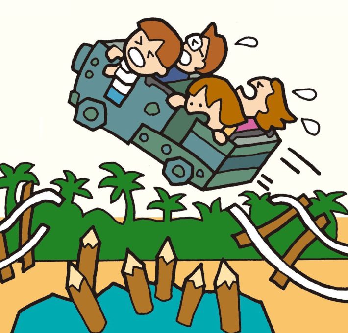 アトラクションのイラスト