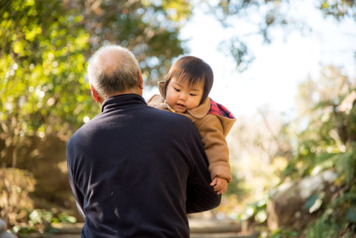 おじいちゃんと孫