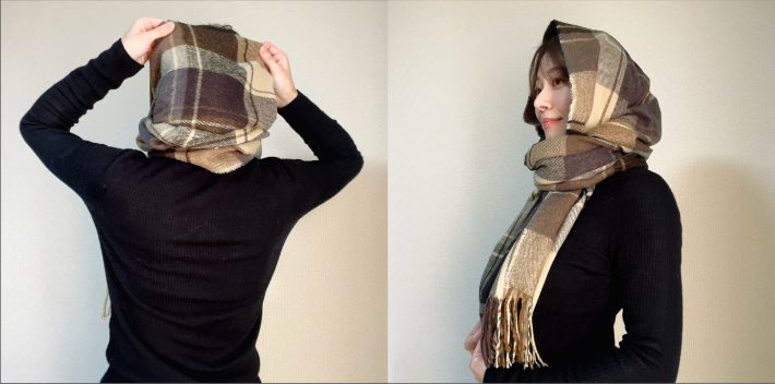 バラクラバ巻きのやり方