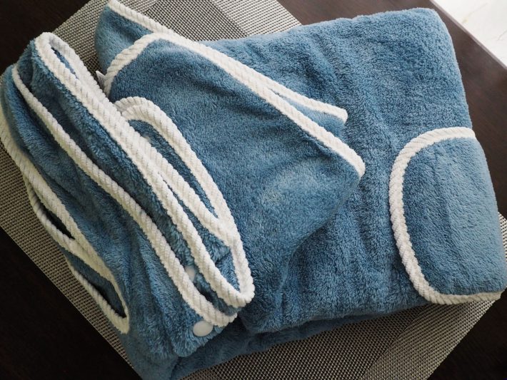 ダイソー　湯上りタオル