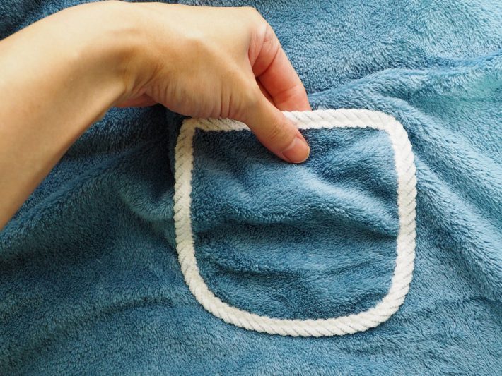 ダイソー　湯上りタオル